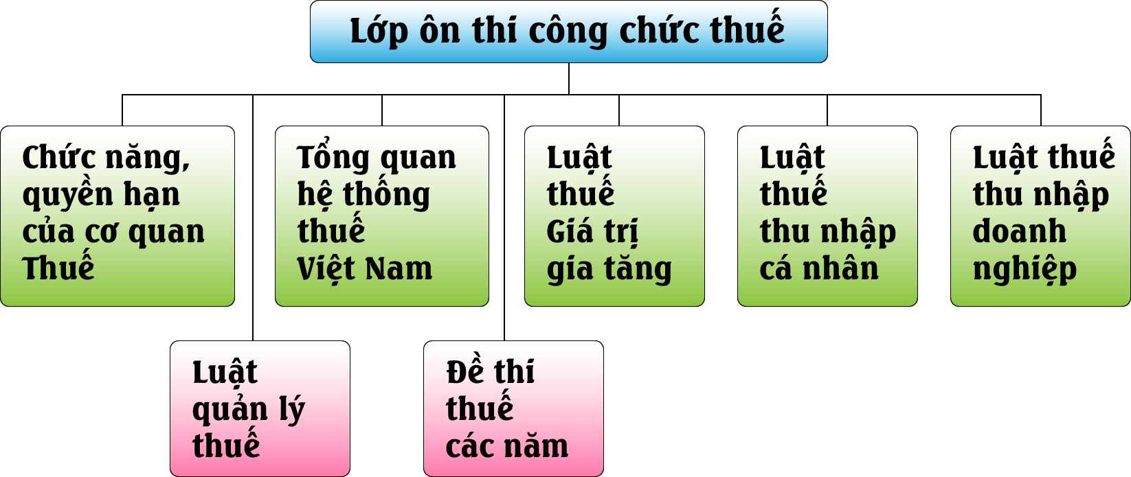 lớp ôn thi công chức thuế