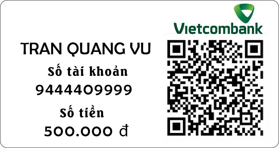 Số tài khoản Trần Quang Vũ